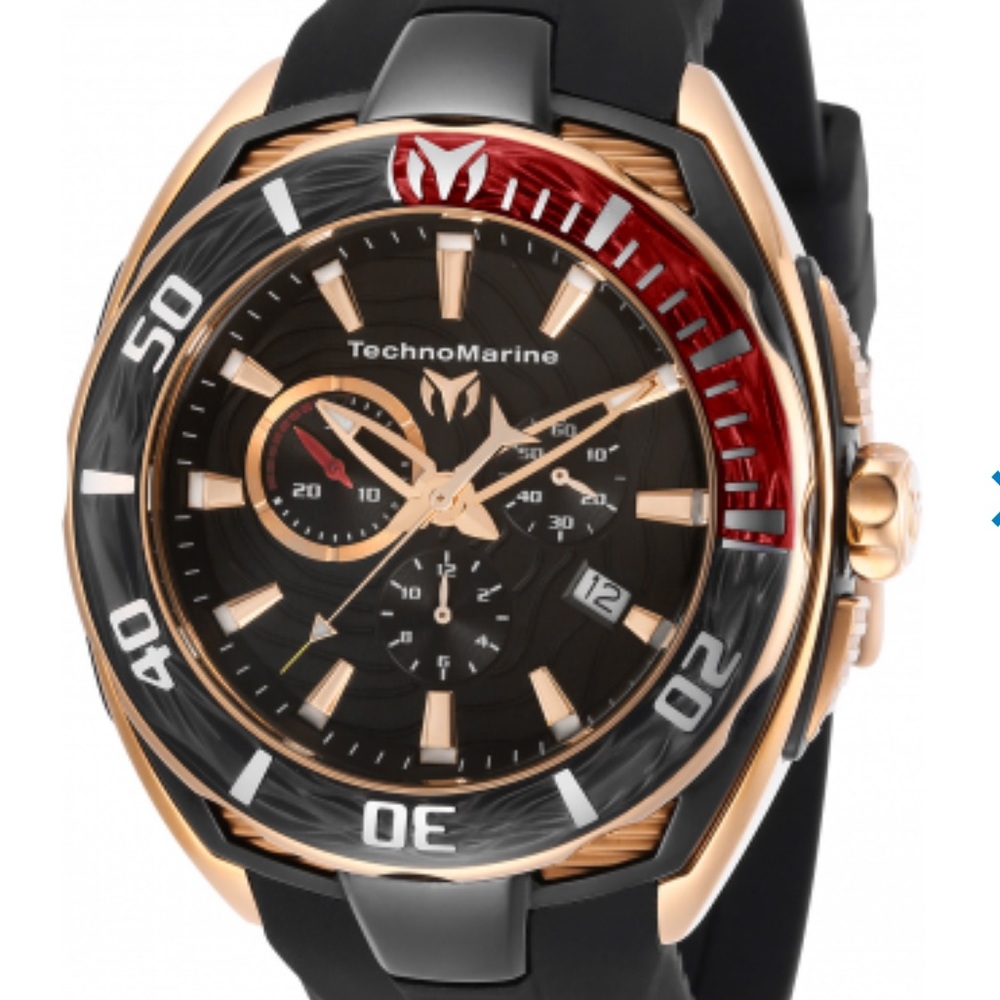 ❌SOLD❌ TECHNOMARINE
Cruise California Chronograph Quartz Black Dial Men's Watch